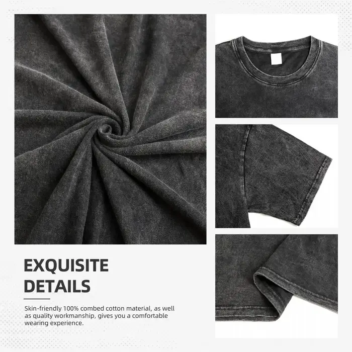 T-shirt délavé Life is Strange, vêtements de personnalité, adaptés à toutes les saisons, grande tail