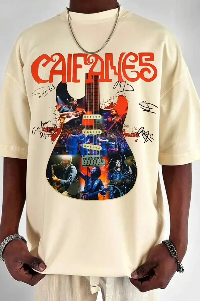 T-shirt graphique du groupe de rock latin mexicain Caifanes pour hommes et femmes