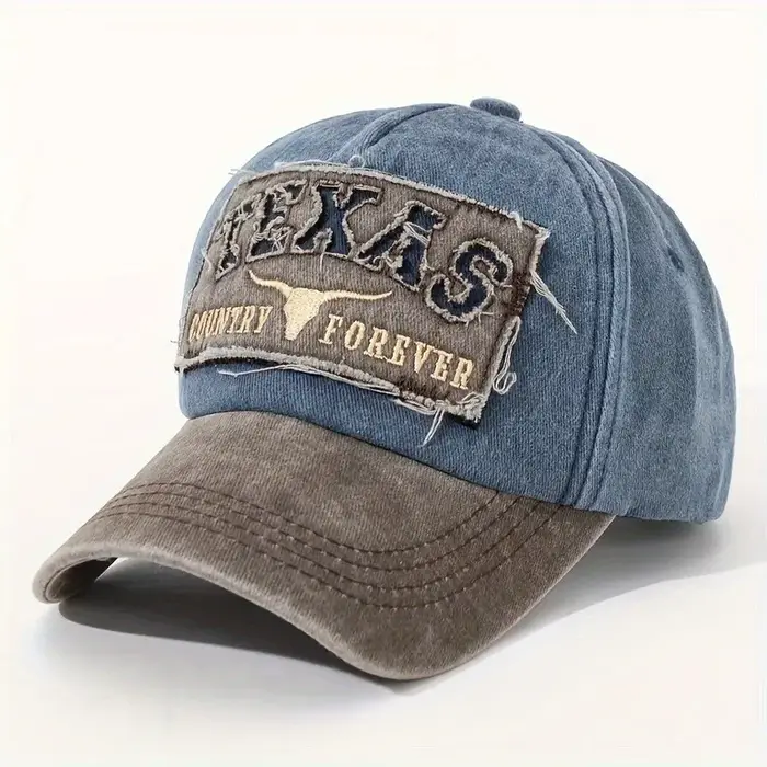 Casquette de baseball anglaise vintage effet vieilli