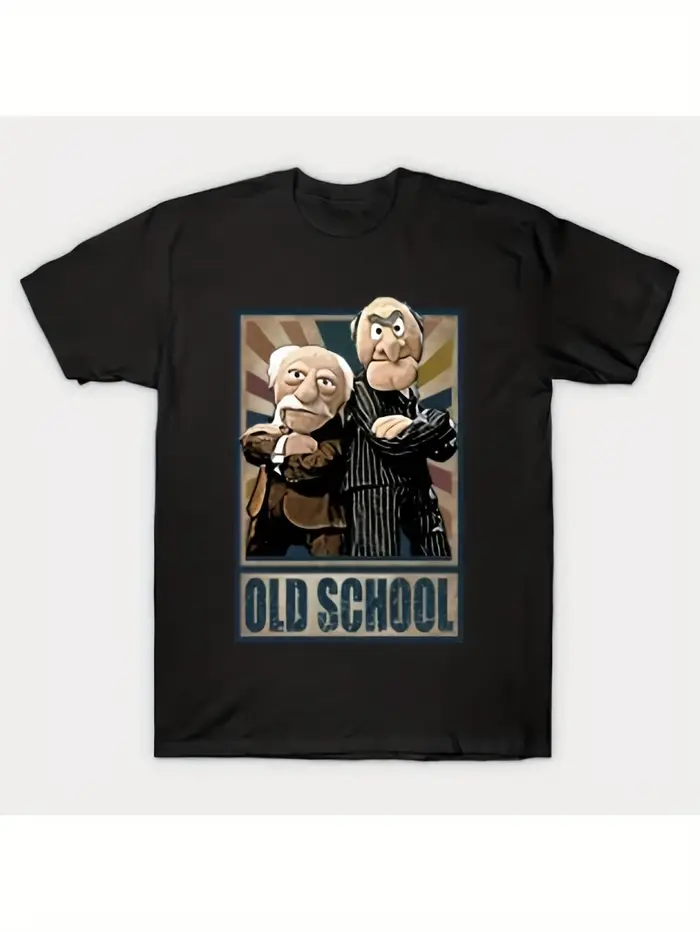 T-shirt rétro Statler et Waldorf pour hommes, conçu dans le style des années 70/80, avec des motifs 