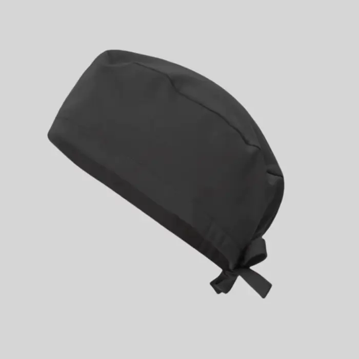 Casquettes de gommage bleu foncé avec bouton réglable à nouer au dos, chapeaux de travailleurs profe