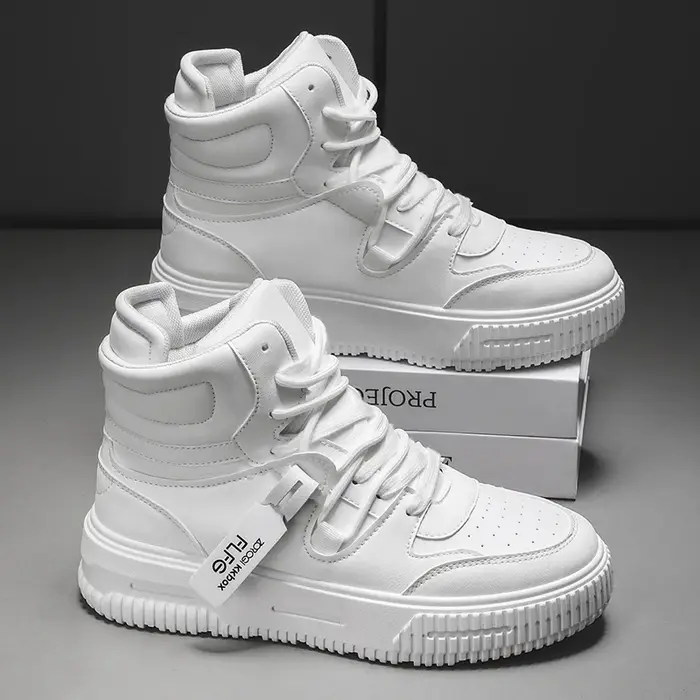 Baskets blanches pour hommes