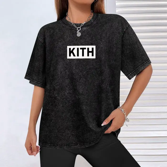 T-shirt Kith Large White BOGO, taille grande, décontracté, à manches courtes