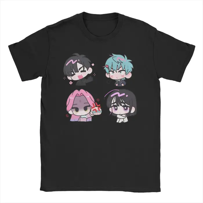Nouveauté Alien scène T-Shirts pour hommes femmes col rond 100% coton t-shirt Till Ivan Anime à manc