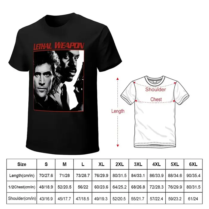 T-shirt avec arme fatale et archive bleue pour homme