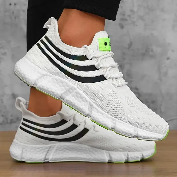 Baskets pour hommes chaussures à plate-forme respirantes confortables