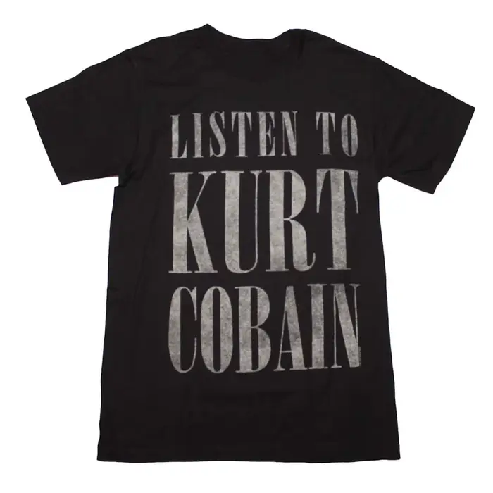 T-Shirt classique avec Logo rouge du groupe de Rock Nirvana