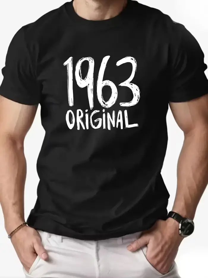 T-shirt vintage amusant 1963 ORIGINAL pour hommes et femmes