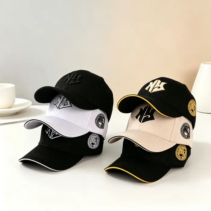 Casquette de baseball brodée avec la lettre NY