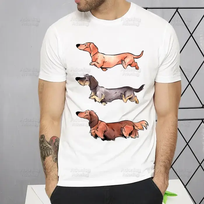 T-shirt décontracté à manches courtes pour hommes