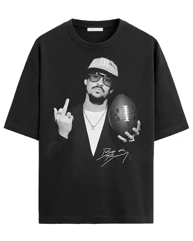 T-shirt Bad Bunny été 2026 en coton pour femme et homme