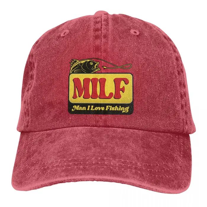 MILF homme j'aime la pêche casquette de Baseball hommes chapeaux femmes visière Protection Snapback 