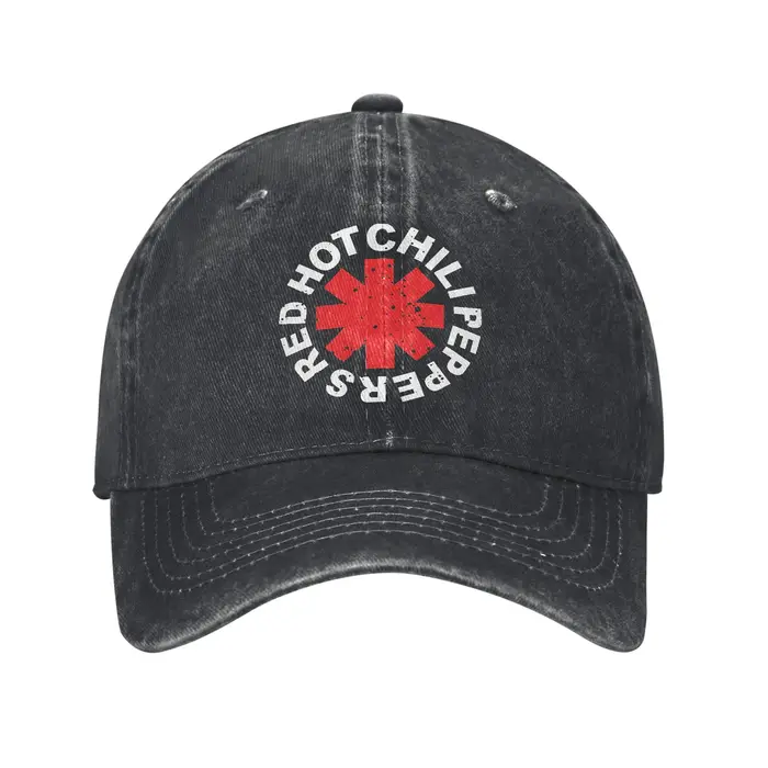 Casquette de baseball rouge style Hot Chili Pepper, streetwear d'été, casquette trucker, casquette s