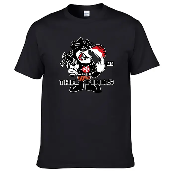 T-shirt unisexe The Finks Mc Australia, chemise Hurcycles Club pour homme, 100% coton, meilleures ve