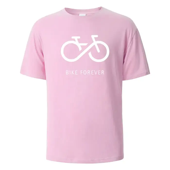 Bike Forever drôle Streetwear basique T-Shirt pour hommes mode décontracté 100% coton vêtements col rond respirant
