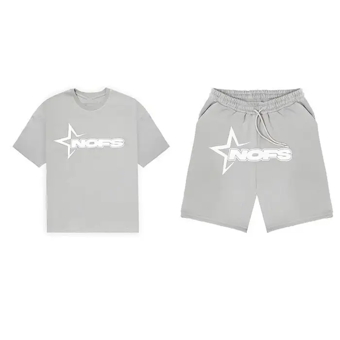 Ensemble décontracté sport hip-hop pour homme, nouvelle collection été 2026, marque de mode américai