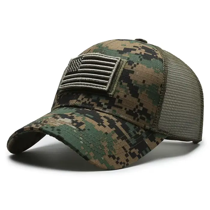 Casquette de Baseball Camouflage drapeau américain pour hommes, tactique respirante en plein air, ch