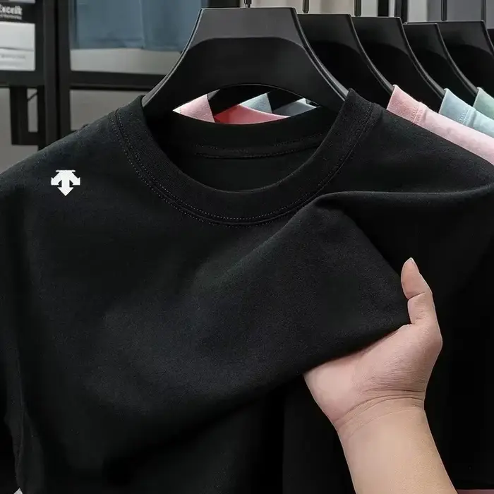 T-shirt classique de marque sportive haut de gamme, en coton, avec logo graphique, pour hommes et fe