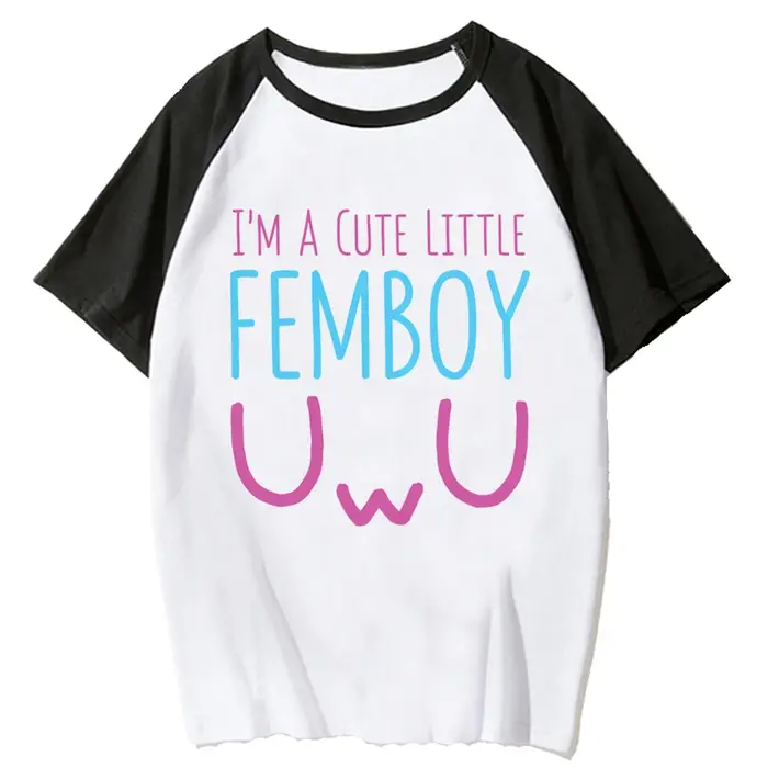 Femboy t-shirts femmes graphique manga t-shirt femme streetwear