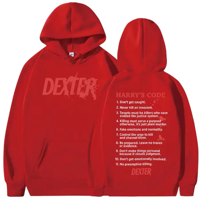 TV Play Dexter Morgan Harry's Code sweat à capuche pour homme femmes décontracté surdimensionné swea