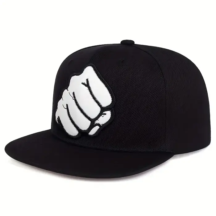 Casquette de baseball en cuir brodé, style hip-hop, snapback, décontractée, en coton réglable, unise