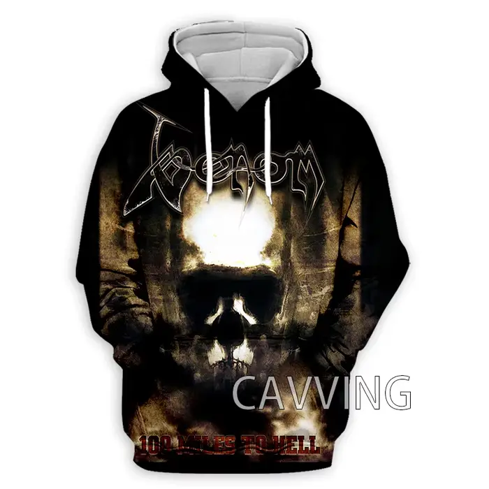 Sweat-shirts à capuche imprimés en 3D VENOM, style Harajuku, hauts et vêtements