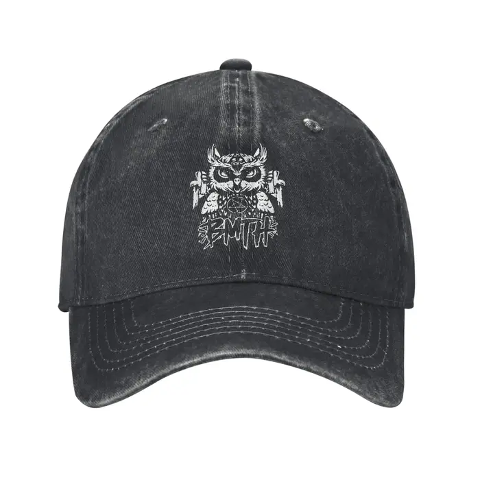 BMTH Bring Me The Horizon Sun Casquette de baseball British Rock Band Casual Hommes Adulte Lavé Chap