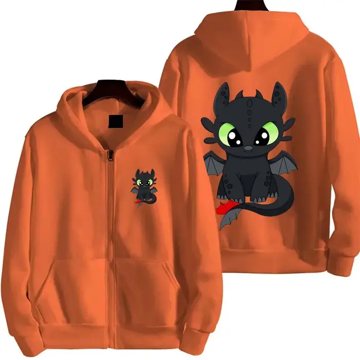 Manteau à capuche unisexe épais et oversize avec fermeture éclair, style Harajuku, nouvelle collecti
