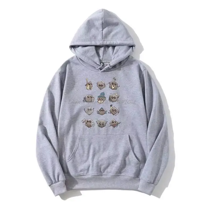 Sweat à capuche pour hommes Kawaii DnD Classes unisexe