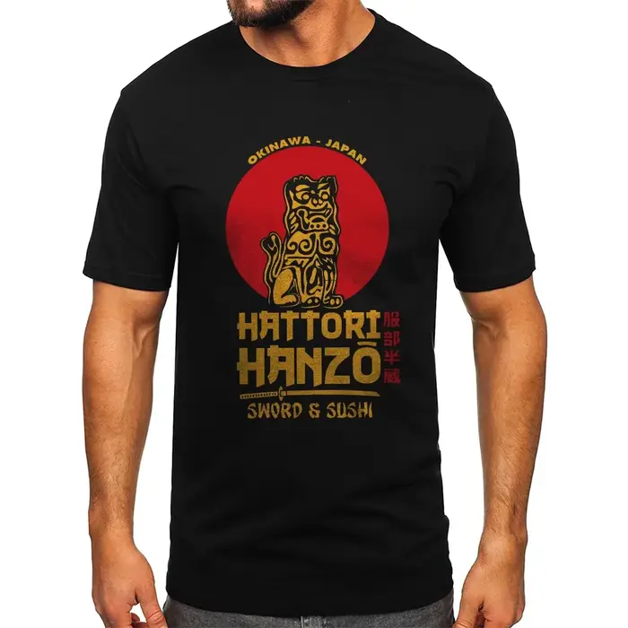 Hommes Hattori Hanzo T-shirt imprimé 100% coton Harajuku t-shirts classiques