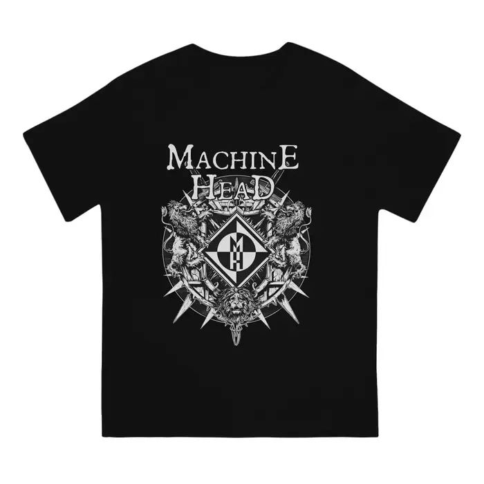 T-shirt en pur coton à col rond pour hommes