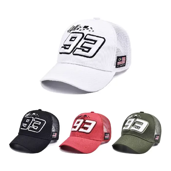 Casquette de baseball de course de moto de haute qualité