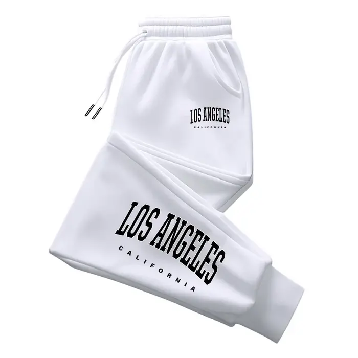 Pantalon de survêtement pour homme, imprimé, décontracté, sportif, pour activités de plein air, fitness, course à pied, jogging, taille élastique, confortable, long