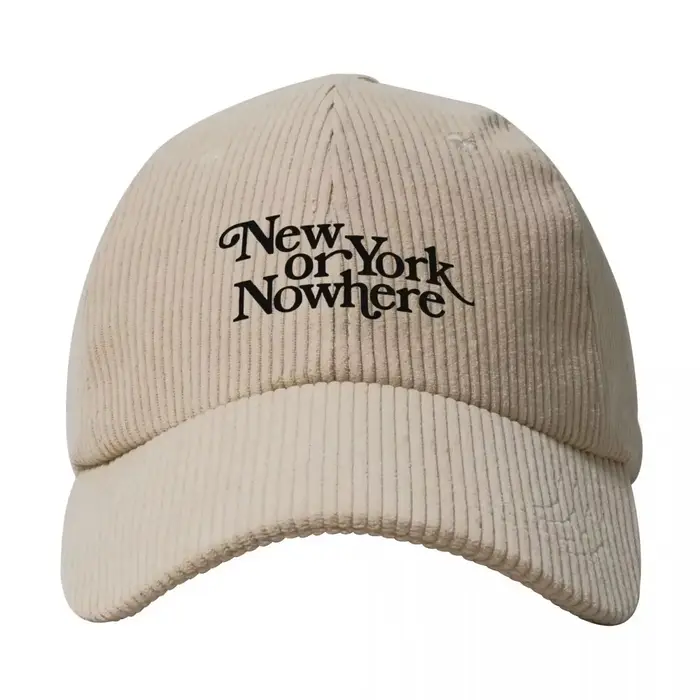 Casquette de Baseball en Velours Côtelé pour Homme et Femme
