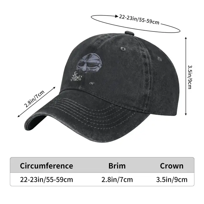 Rappeur Mf Doom Sun casquette de Baseball décontracté hommes adulte lavé camionneur chapeau respirant personnalisé