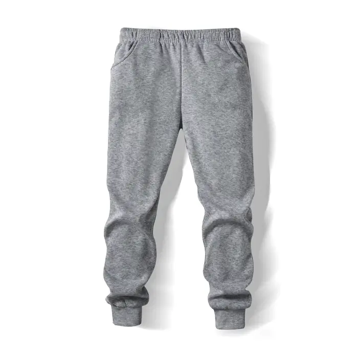 Pantalons de survêtement de couleur unie pour garçons et filles – Pantalons de sport décontractés, c