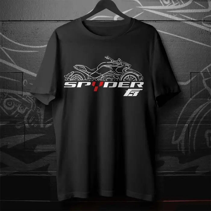T-shirt pour motocyclistes à 3 roues, Can Am F3 Spyder, F3S Ltd