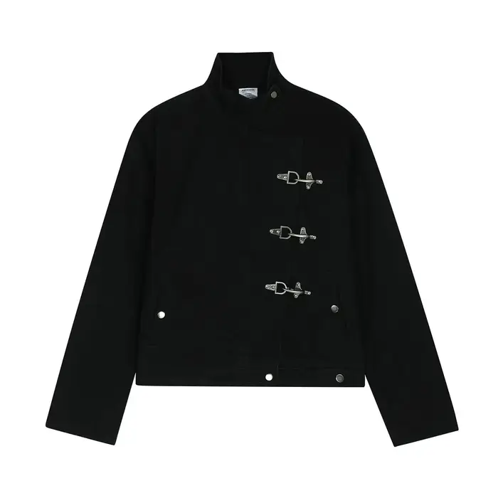 Veste aviateur américaine Harajuku, veste de travail pour hommes et femmes, patchwork personnalisé, 