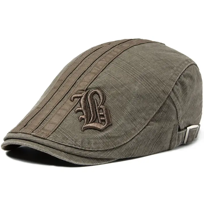 Casquettes béret en coton pour hommes, casquettes d'été légères et décontractées, béret confortable 