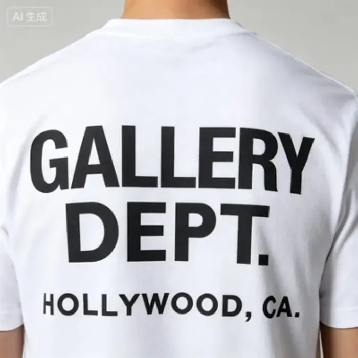 GALLERY DEPT. T-shirt Hollywood CA avec imprimé au dos