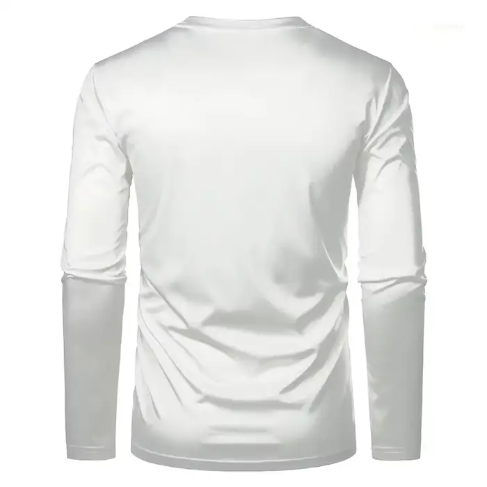 Impression 3D bricolage personnalisé à manches longues T-shirts hommes décontracté respirant séchage rapide hauts personnalisez votre propre conception t-shirt