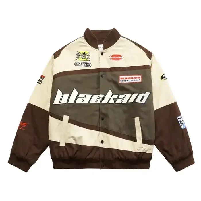 2025 automne et hiver nouveau américain rétro hip-hop Y2K lâche hommes et femmes mince vêtements de baseball vêtements de course de rue veste