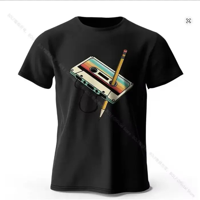 T-shirt imprimé en coton 100% pour homme