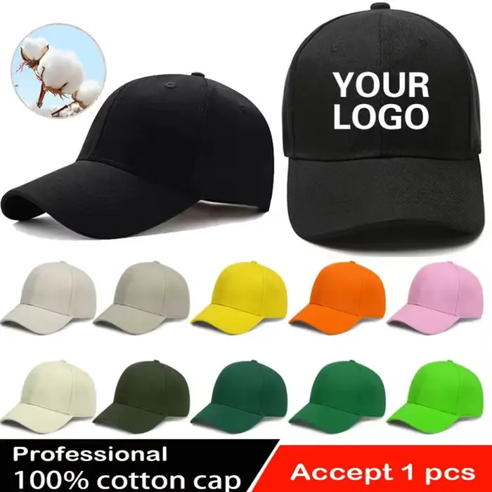 Casquettes de baseball brodées personnalisées pour hommes et femmes