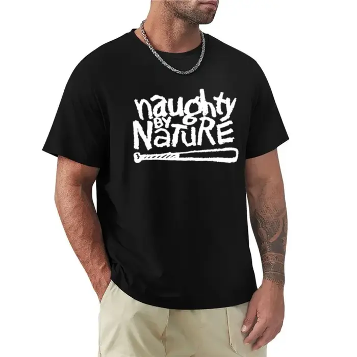 T-shirt unisexe Naughty By Nature, vêtements pour hommes, haut d'été pour un garçon