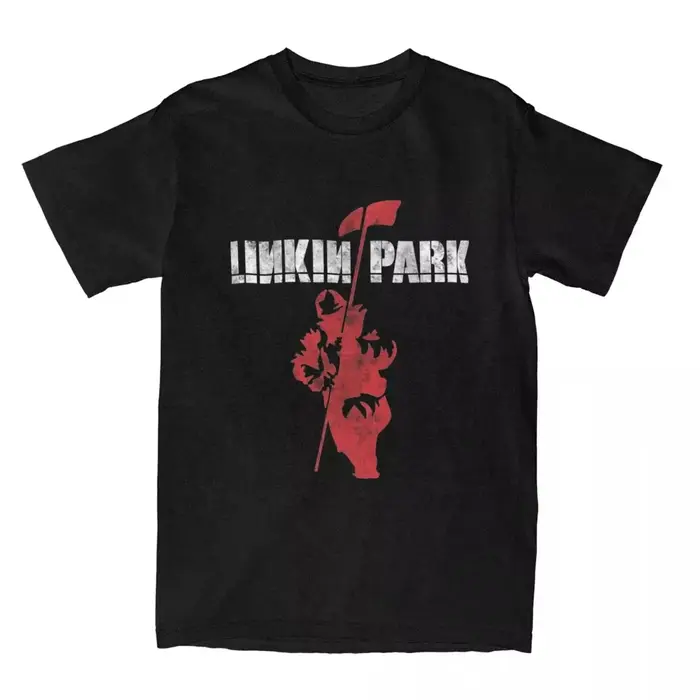 Streetwear t-shirt drôle t-shirts coton loisirs t-shirt pour hommes femmes l-linkinparked décontract