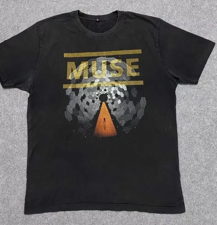Vintage Muse Band T-shirt coton pour hommes femmes S à 5XL