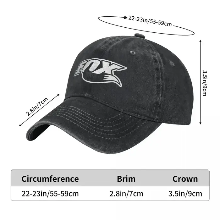 FOX – casquette de Baseball à visière pour hommes et femmes