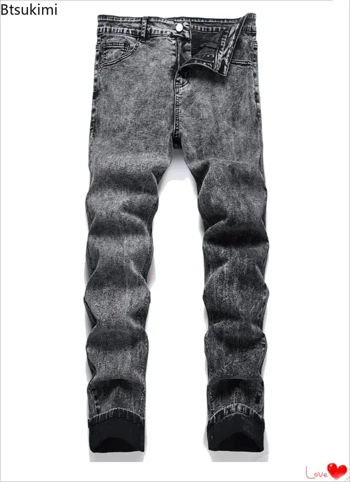 Jean noir de rue pour hommes