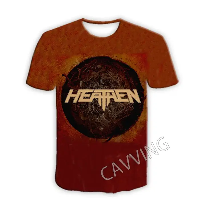 T-shirts décontractés imprimés en 3D Heathen, style Hip Hop, Harajuku, vêtements tendance pour femmes/hommes
